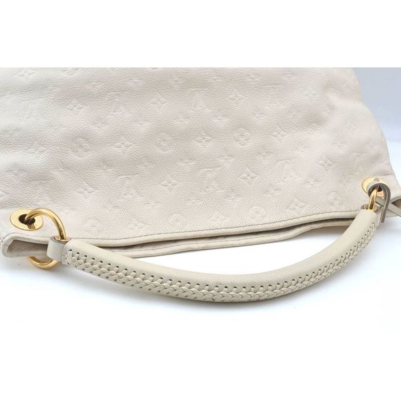 Louis Vuitton Artsy MM White Monogram Empreinte Leather Hobo Bag - Picture 4 of 11